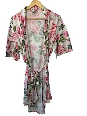 SHOW ME YOUR MUMU Brie Garden Of Blooms Robe Swim Cover Bridal Robe O/S